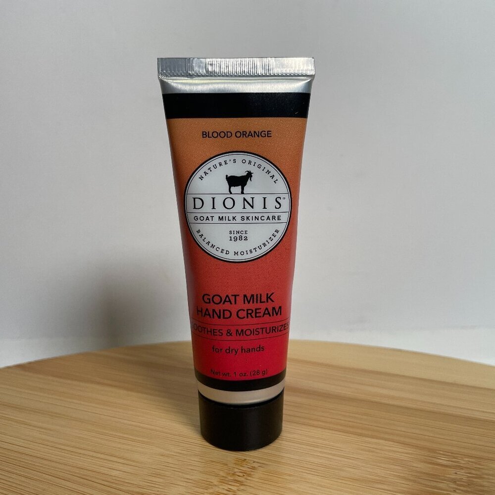 Dionis Goat Milk Hand Cream Blood Orange 1 oz Dry Hands USA Made Skin Care